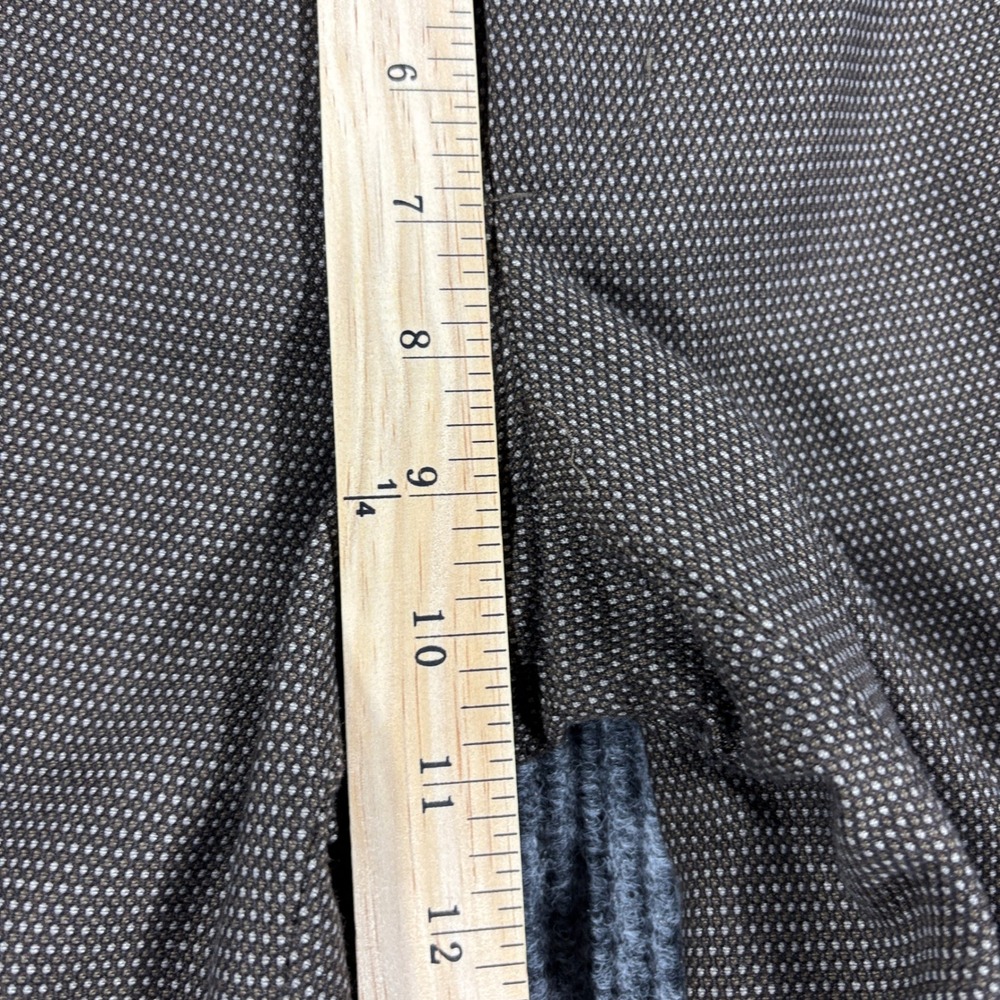 Banana Republic Martin Fit Dress Pants Women 10 Brown Textured Straight Leg - Picture 4 of 11